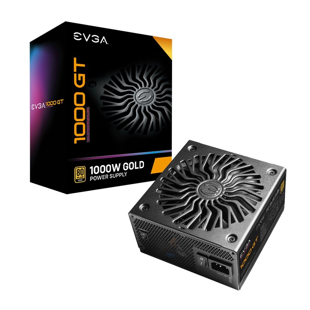 EVGA SuperNOVA 1000 GT, 80 Plus Gold PSU 1000W, Fully Modular Power Supply