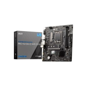 MSI PRO H610M-G DDR4 WiFi mATX Motherboard
