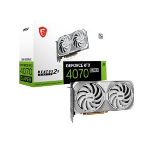 MSI 12GB GeForce RTX 4070 SUPER VENTUS 2X WHITE OC VGA Graphic Card