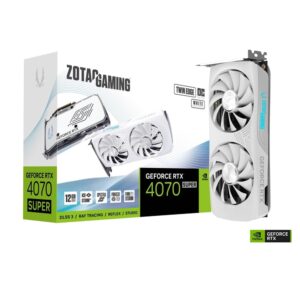 ZOTAC 12GB GAMING GeForce RTX 4070 SUPER Twin Edge OC White Edition VGA Graphic Card