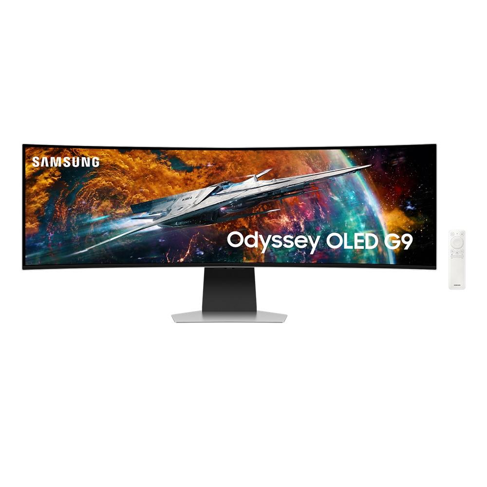SAMSUNG 49″ CG954 Odyssey OLED G9 Curved Smart Gaming Monitor 240Hz 0.03Hz DQHD HDMI 2.1 HDR Speaker