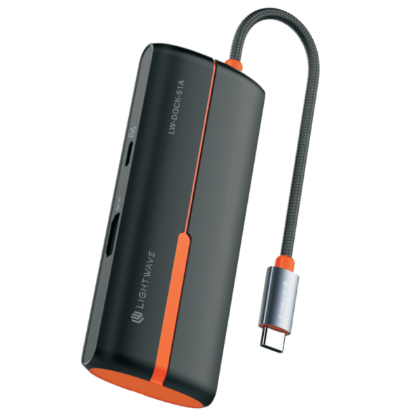 LightWave DOCK51A USB-C 5 in 1 Docking Station USB-C Hub