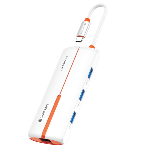 LightWave DOCK61A USB-C 6 in 1 Docking Station USB-C Hub