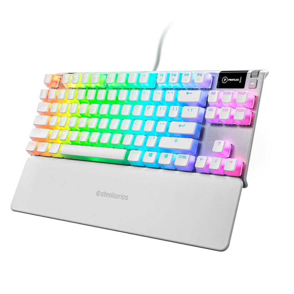 SteelSeries Apex 7 TKL Ghost Mechanical Gaming Keyboard, Red Linear Switch - Image 2