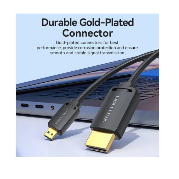 Vention AGHBI 4K Mini HDMI to HDMI Cable, 3m - Image 3