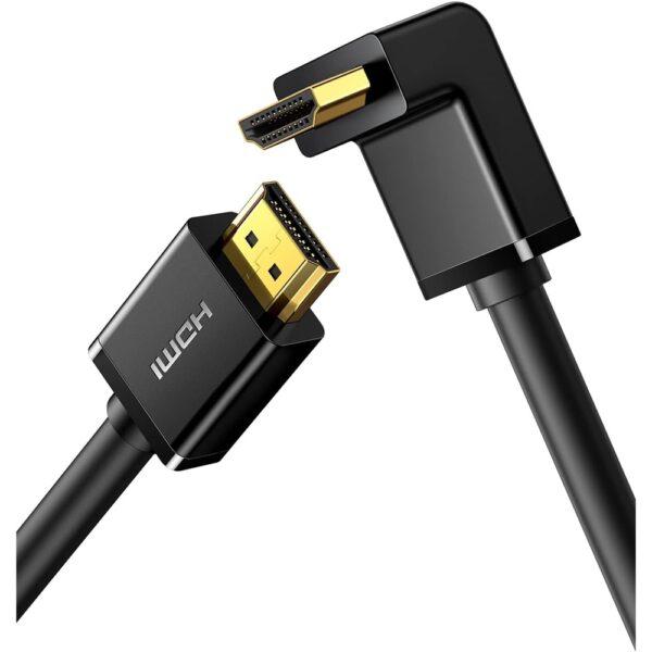 UGREEN 10173 HDMI Cable, Right Angle, 4K 60Hz, 90 Degree – 2m