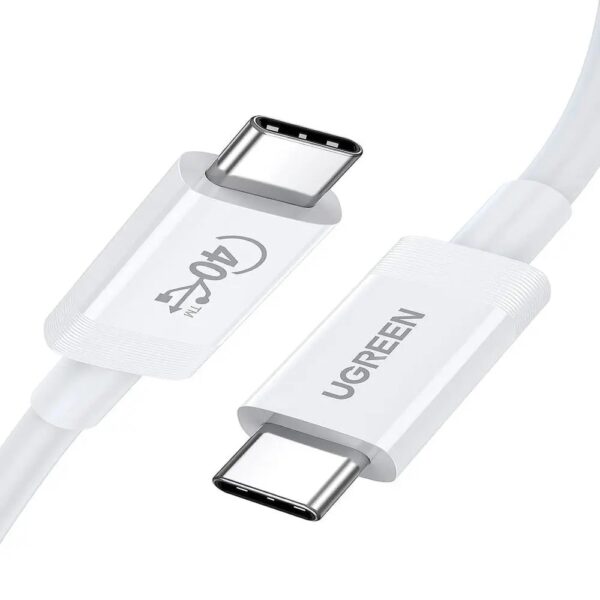 UGREEN 40113 USB 4 Gen 3 Cable 0.8m, USB-C M/M, 100W, 8K 60Hz, 40Gb/s - Image 2