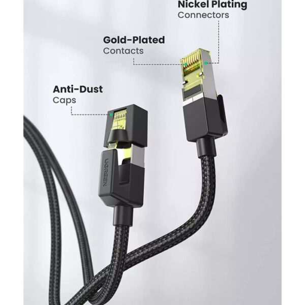 UGreen Cat 7 Shielded Round Cable With Braided Modular Plugs 3m - Image 4
