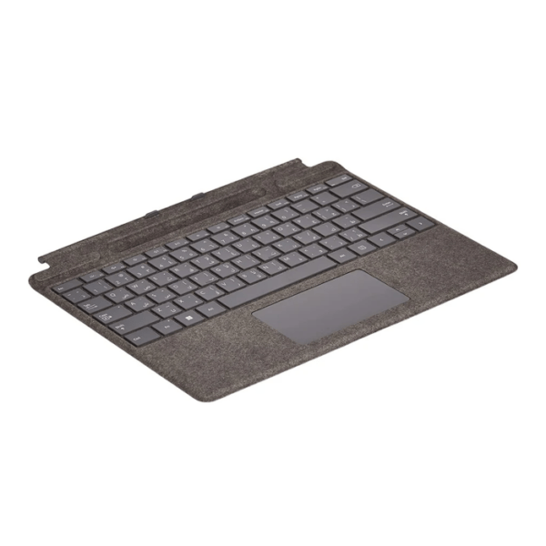 Microsoft Surface Pro Signature Keyboard With Slim Pen 2 (English/Arabic Keyboard)- Platinum - Image 2