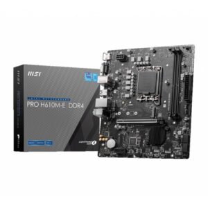 MSI PRO H610M-E DDR4 mATX Motherboard