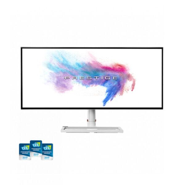 MSI Prestige (PS341WU) 34" 5K WUHD USB Type-C Monitor, 60 Hz, HDMI, 3x USB 3.2 Gen 1, DisplayPort
