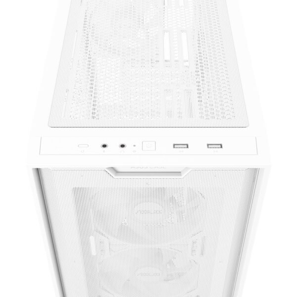 ASUS A21 PLUS microATX PC Case, 4-Fans, White - Image 5