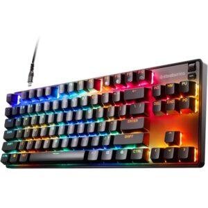SteelSeries Apex 9 TKL Gaming Keyboard, Tenkeyless, Linear OptiPoint Optical Switches