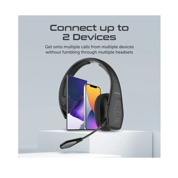 Promate Engage Pro Mono Bluetooth Headset Multiple Connectivity - Image 3