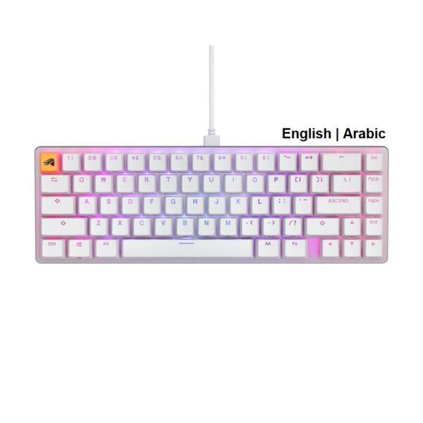 Glorious GMMK2 Full-Size 96% Modular Mechanical Gaming Keyboard – Pink - Image 2