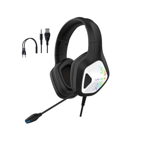 GameOn GOK905 Infernus RGB Gaming Headset – Black - Image 2