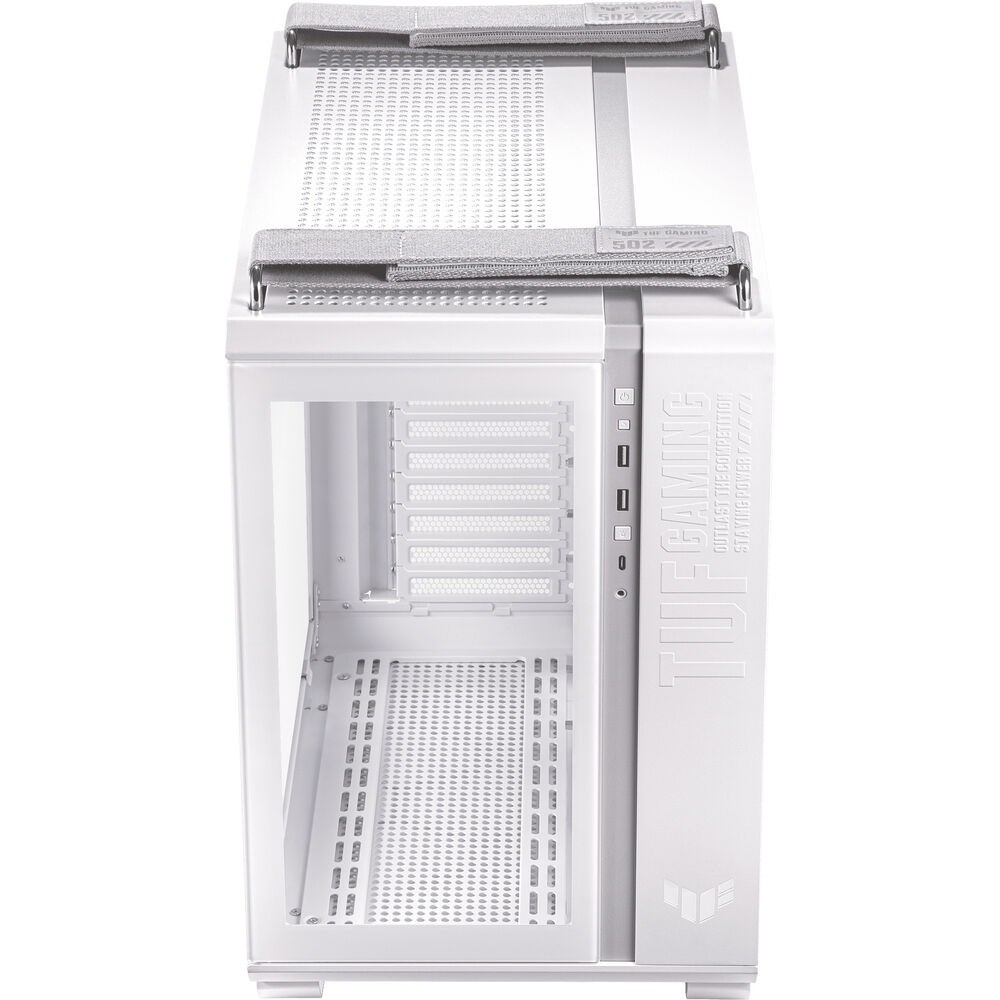 ASUS TUF GT502 PLUS ATX Mid Tower Gaming PC Case 4-fans – White - Image 4