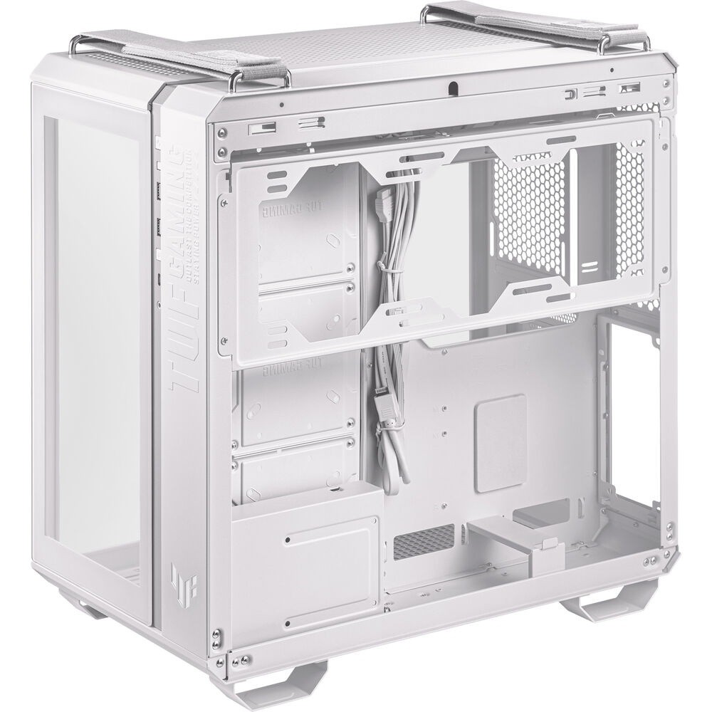 ASUS TUF GT502 PLUS ATX Mid Tower Gaming PC Case 4-fans – White - Image 7