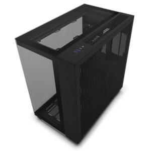 NZXT H9 Elite Premium Dual-Chamber Mid-Tower Airflow Case, 3x RGB Fans (Black)
