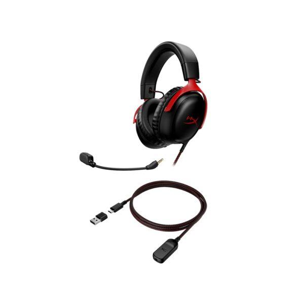 HyperX Cloud III Gaming Headset Wired – RED - Image 2