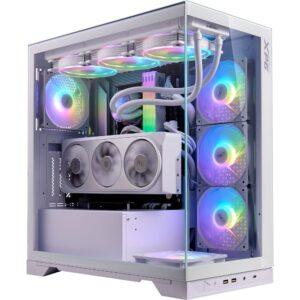 XPG INVADER X Mid-Tower Case (White) 5-Fans