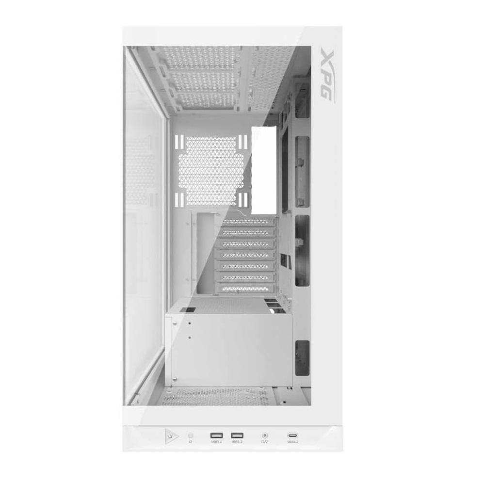 XPG INVADER X Mid-Tower Case (White) 5-Fans - Image 3