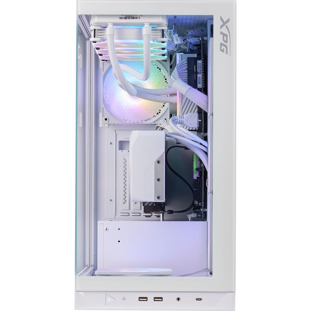 XPG INVADER X Mid-Tower Case (White) 5-Fans - Image 5