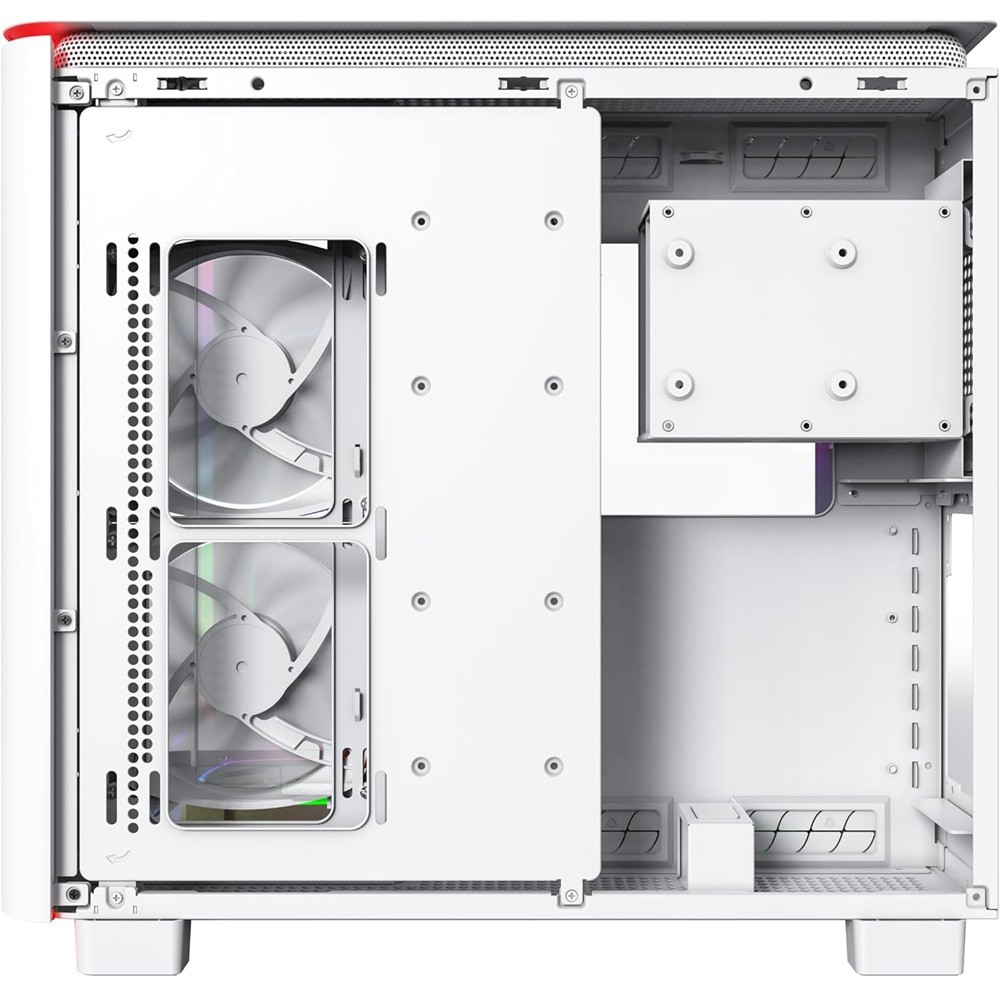Montech King 95 Pro White Mid Tower PC Case, 6-Fans RGB - Image 6