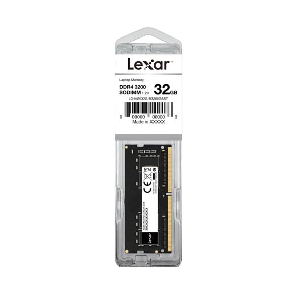 LEXAR 32GB 3200MHz DDR4 laptop RAM SODIMM Memory