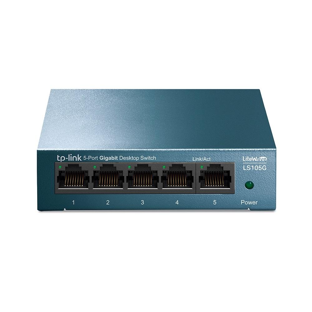 TP-LINK LS105G 5Port Gigabit Network Switch Metal Casing - Image 2