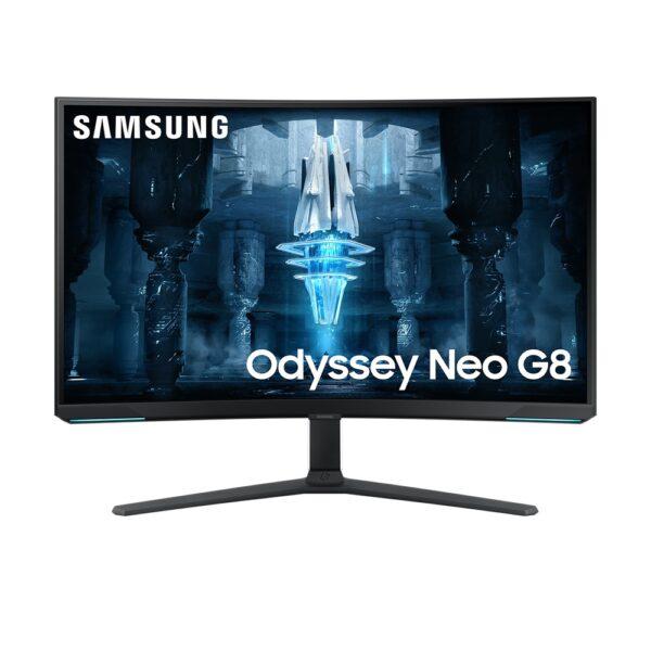 SAMSUNG 32″ Odyssey Neo G8 Curved 4K 240Hz 1ms Gaming Monitor VA Mini-LED HDR2000 HDMI 2.1 Rotatable, 32G8