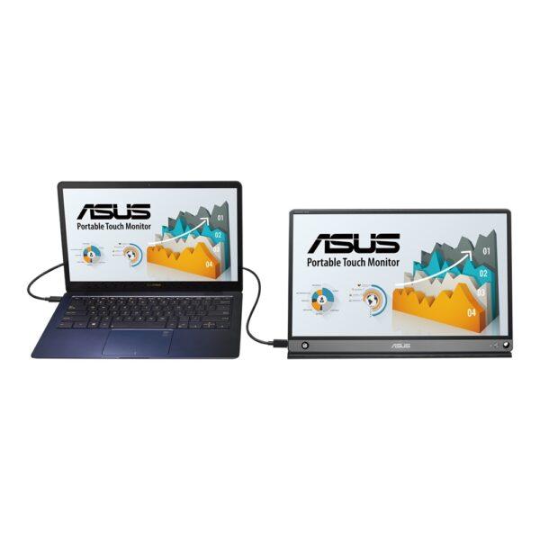 ASUS ZenScreen Touch MB16AMT Portable Monitor IPS FHD Battery, USB-C Micro-HDMI Speaker - Image 4
