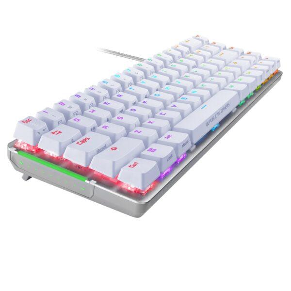 ASUS M602 ROG Falchion Ace – White 65% Compact Wired Gaming Mechanical Keyboard – RED Switch (Arb/Eng) - Image 2