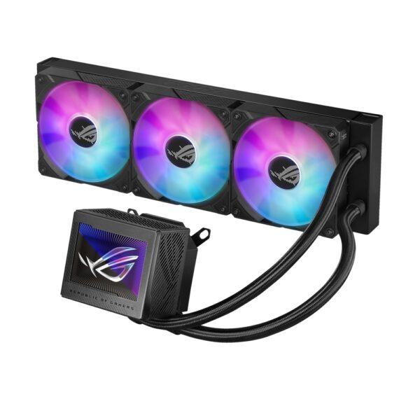 ASUS ROG RYUJIN III 360 ARGB All-in-One liquid CPU Cooler – 3.5″ Display - Image 2