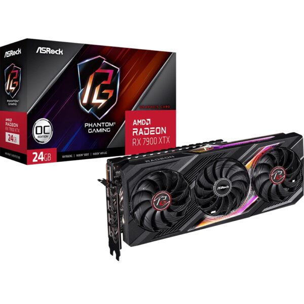 ASRock 24GB AMD Radeon RX 7900 XTX Phantom Gaming OC VGA Graphic Card