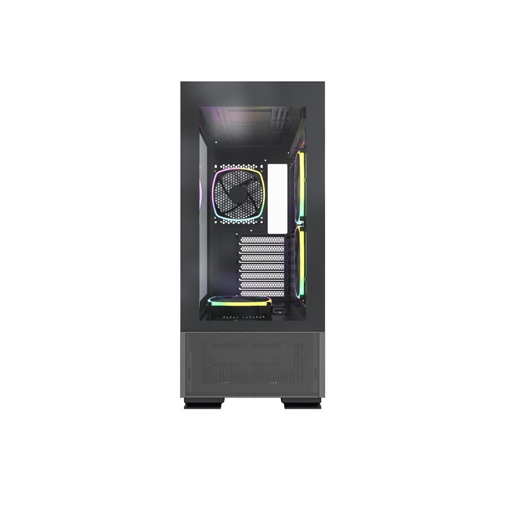 Montech Sky Two Black ATX Mid Tower Case, 4-Fans - Image 2