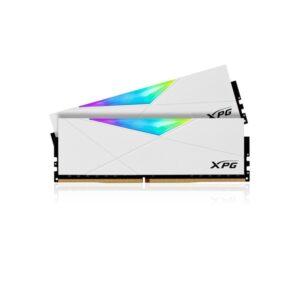 XPG 16GB 3200MHz DDR4 RAM RGB Memory Spectrix D50 (8GBx2) Kit, White