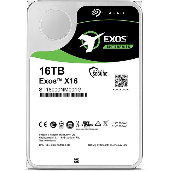 Seagate 16TB HDD EXOS Enterprise SATA 3.5-Inch Hard Drive, 7200rpm