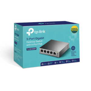 TP-Link SG1005P 5-Port Gigabit (4-Port PoE) Desktop Switch