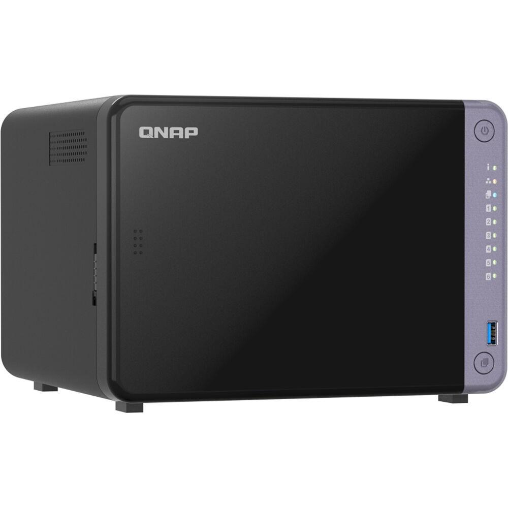 QNAP TS-632X 6 Bay NAS Enclosure for Cloud Storage, 2.5GbE, Dual 10GbE SFP+