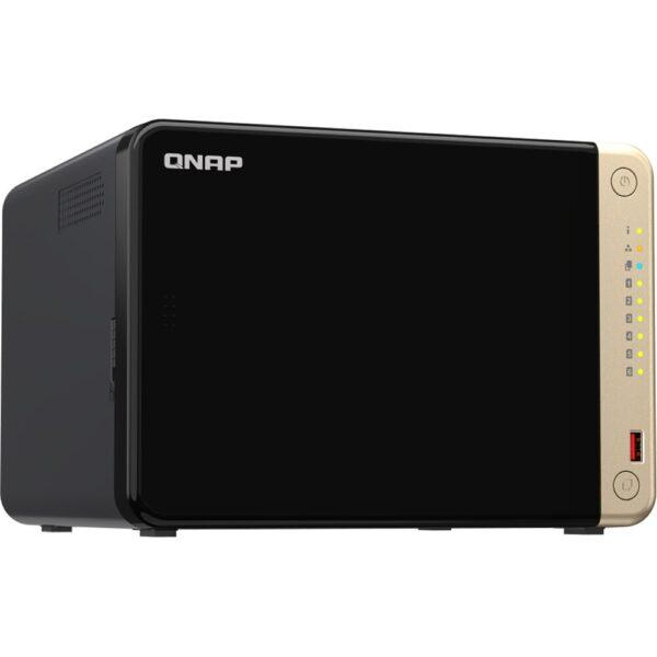 QNAP TS-664 6 Bay NAS Enclosure for Cloud Storage, Dual 2.5GbE, HDMI 2.1