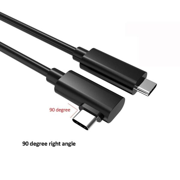 USB-C 3.2 (Gen 1) Male to Male Cable Right Angle Data Transfer & Fast Charging – 5m - Image 2