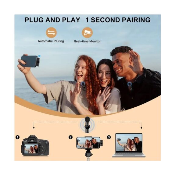 Wireless Lavalier Microphone For USB-C Smartphones - Image 3