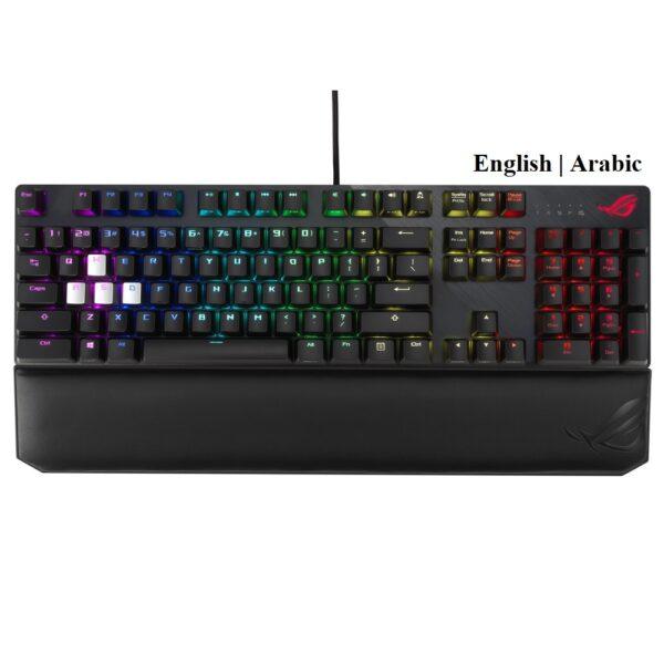 Asus XA04 ROG Strix Scope Deluxe RGB Mechanical Gaming Keyboard RED Switch, Arabic/English