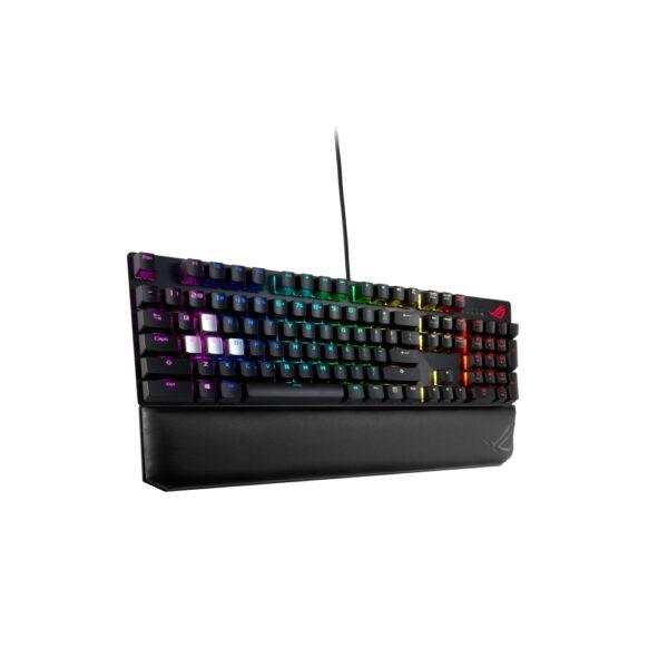 Asus XA04 ROG Strix Scope Deluxe RGB Mechanical Gaming Keyboard RED Switch, Arabic/English - Image 2