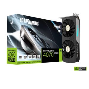 ZOTAC 12GB GAMING GeForce RTX 4070 SUPER Twin Edge OC VGA Graphic Card