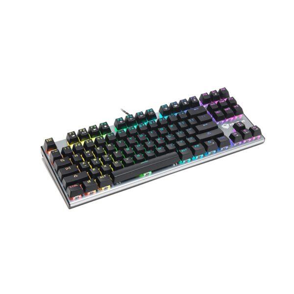 MeeTion MK04 TKL RGB Mechanical Gaming Keyboard, Blue Switch – Arabic English - Image 2