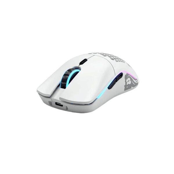 Glorious Model O Minus Wireless Gaming Mouse – Matte White, 65g