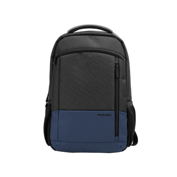 Promate – SleekComfort 15.6″ Laptop Backpack With Multiple Pockets – Blue
