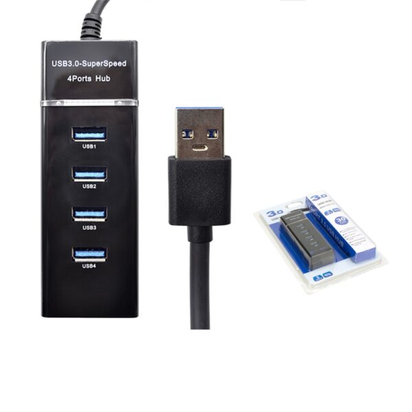 USB 3.0 4 Port HUB with LED Indication – 30cm